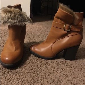 Faux fur Booties